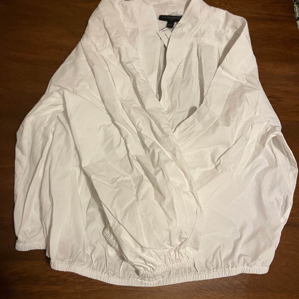 White Button-Up Blouse